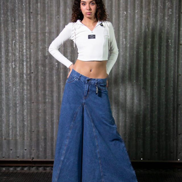 Pantalón wide leg