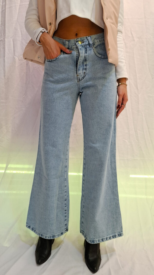 Jean wide leg celeste - Image 4