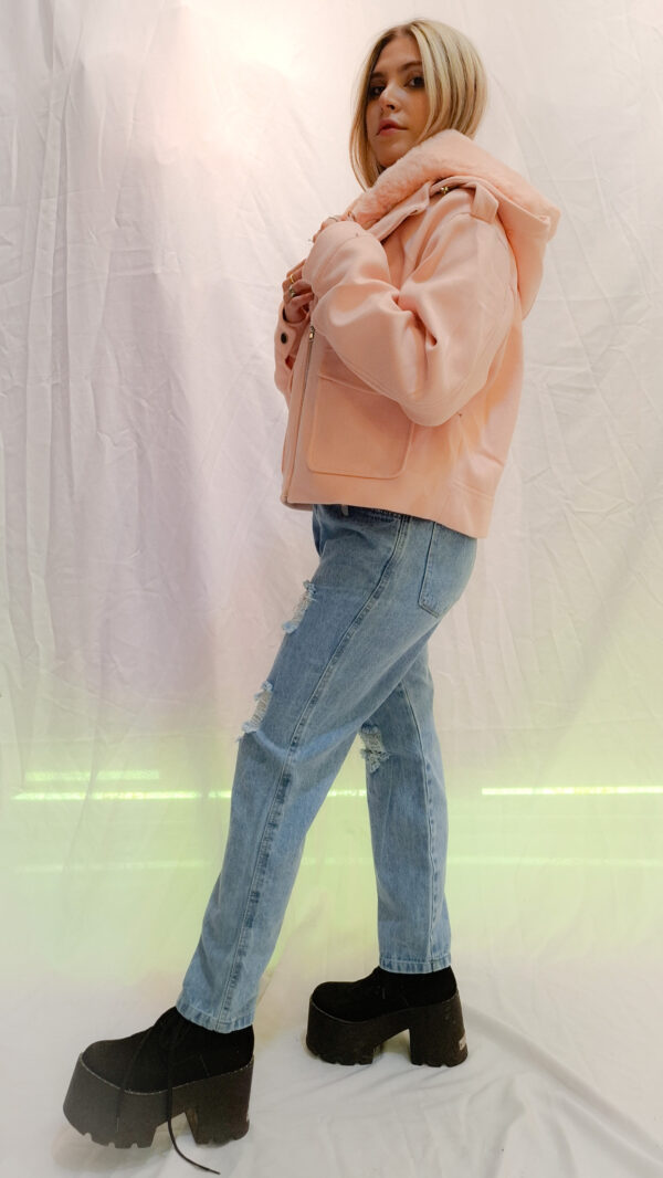 Campera de paño con capucha - Image 7