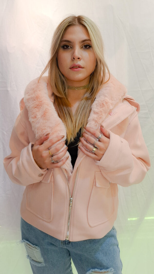 Campera de paño con capucha - Image 6